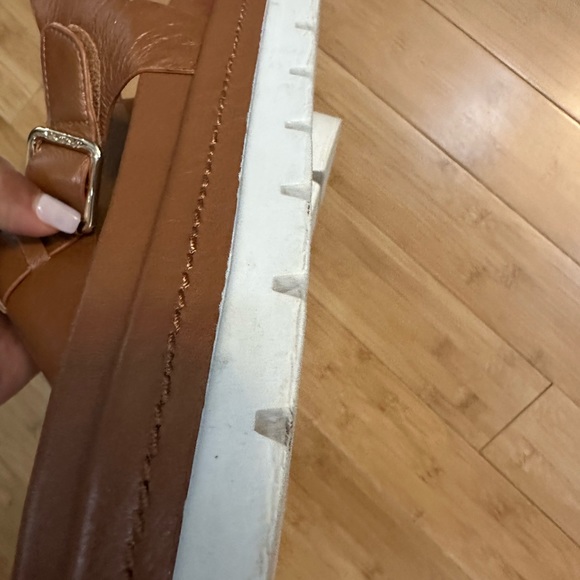 J/Slides leather Platform sandal size 8.5 - Picture 7 of 9